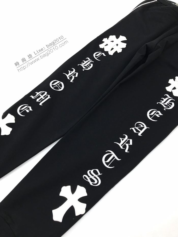 Chrome Hearts男裝 克羅心秋冬新款十字架貼皮衛褲  ydi3036